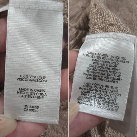 Knit Semi-Sheer Cardigan(J006)-Size S for Women - Picture 8 of 10